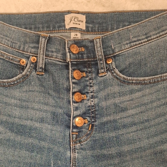 J. Crew High Rise Blue Jeans Slim Fit - Picture 2 of 7